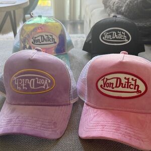 Von Dutch Logo Trucker Hats
